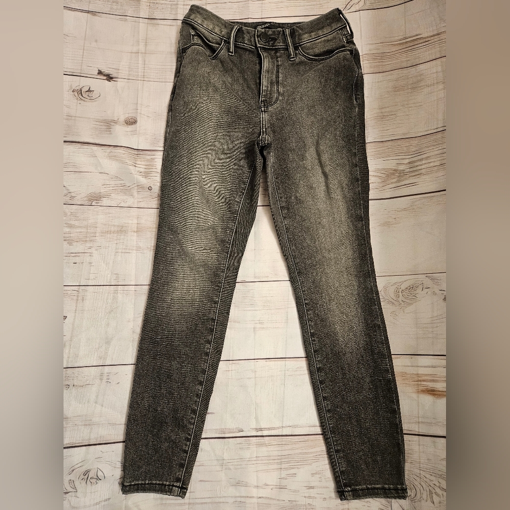 Simply Vera by Vera Wang Dark Grey Skinny Jeans, Size 2 Petite